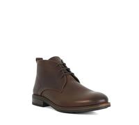 Dune London Mens Clifford Casual Lace-Up Chukka Boots Size UK 8 Flat Heel Brown