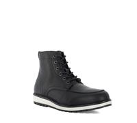 Dune London Mens Coburn Leather Wedge Lace Up Boots Size UK 10 Flat Heel Casual Boots Black