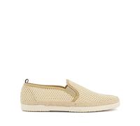 Dune London Mens FISHERR Perforated Casual Espadrilles Size UK 9 Flat Heel Beige
