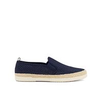 Dune London Mens FISHERR Perforated Casual Espadrilles Size UK 9 Flat Heel Navy