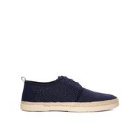 Dune London Mens Founder Casual Espadrille Shoes Size UK 11 Flat Heel Espadrilles Navy