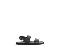 Dune London Men's 'Include' Leather Sandals in Black | Size: 7 Dune London Black 7