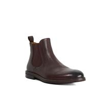 Dune London Mens MAISEN Leather Formal Chelsea Boots Size UK 9 Brown