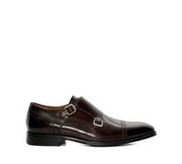 Dune London Mens Saloon Double Strap Monk Shoes Size UK 12 Brown