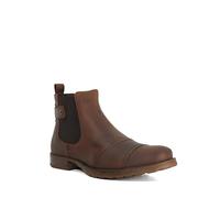 Dune London Mens SALTWOOD Leather Casual Chelsea Boots Size UK 11 Casual Boots Brown