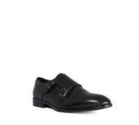Dune London Mens SANDWELL Double Strap Monk Shoes Size UK 7 Black