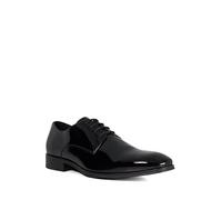 Dune London Mens Satchel Leather Lace-Up Gibson Size UK 8 Derby Shoes Black