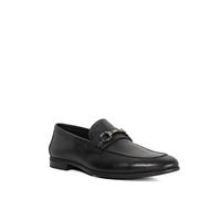 Dune London Mens Seymore Leather Snaffle Loafers Size UK 11 Black