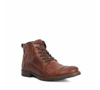 Dune London Mens SIMON 1 Leather Seam Detail Boots Size UK 11 Block Heel Lace Up Boots