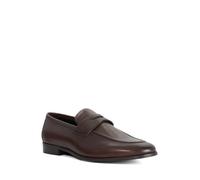 Dune London Mens SMOL Slip-On Penny Loafers Size UK 8 Dark Brown