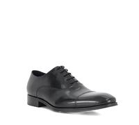 Dune London Mens Solver Wide Fit Leather Oxford Lace-Ups Size UK 12 Flat Heel Oxford Shoes Black
