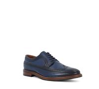 Dune London Mens STEELES Lace Up Brogues Size UK 11 Flat Heel Navy