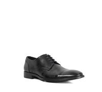 Dune London Mens Suffix Leather Toe Cap Lace Up Derby Size UK 12 Flat Heel Derby Shoes Black