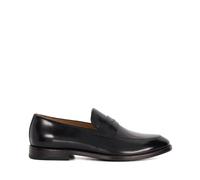 Dune London Mens Surrey Premium Leather Penny Loafers Size UK 8 Black