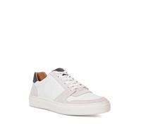 Dune London Mens TAWLY Leather Cup Sole Trainers Size UK 10 White