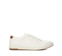 Dune London Mens TREZ Lace Up Cup Sole Trainers Size UK 9 White