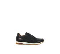 Dune London Men's 'Trilogy' Leather Trainers in Black | Size: 9 Dune London Black 9