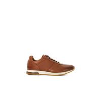 Dune London Men's 'Trilogy' Leather Trainers in Tan | Size: 10 Dune London Tan 10