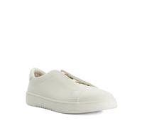 Dune London Mens TROYS Troys Lace-Less Cupsole Trainers Size UK 9 White