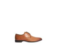 Dune London Men's Wide Fit 'Saffi' Leather Derbies in Brown | Size: 12 Dune London Brown 12