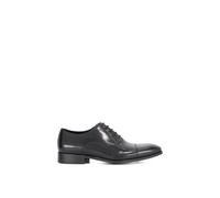 Dune London Men's Wide Fit 'Solver' Leather Oxfords in Black | Size: 11 Dune London Black 11