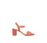 Dune London 'merisa' Suede Sandals In Coral Coral 5