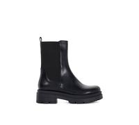 Dune London 'palmering' Leather Ankle Boots In Black Black 7