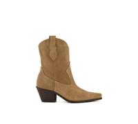 Dune London 'pardner' Suede Western Boots In Light Sand Light Sand 8