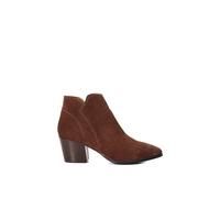 Dune London 'parlor' Suede Ankle Boots In Brown Brown 8