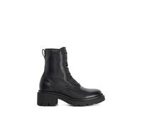 Dune London 'pion' Leather Ankle Boots In Black Black
