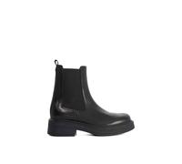 Dune London 'pixx' Leather Ankle Boots In Black Black