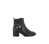 Dune London 'pout' Leather Ankle Boots In Black Black 3