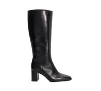 Dune London 'salfie' Leather Knee High Boots In Black Black