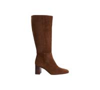 Dune London 'salfie' Suede Knee High Boots In Brown Brown