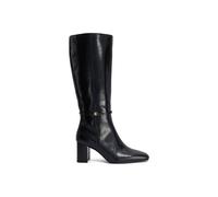 Dune London 'salssa' Leather Knee High Boots In Black Black