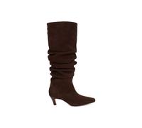 Dune London 'saunders' Suede Knee High Boots In Brown Brown 6