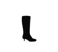 Dune London 'searing' Suede Knee High Boots In Black Black 7
