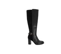 Dune London 'secretly' Leather Knee High Boots In Black Black