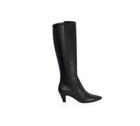 Dune London 'sera' Leather Knee High Boots In Black Black