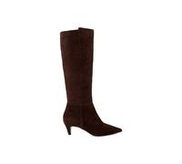 Dune London 'shasa' Suede Knee High Boots In Brown Brown