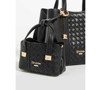 Dune London Small Tote Bag Charm Black