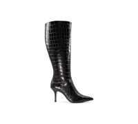 Dune London 'spritz' Leather Knee High Boots In Black Black 3