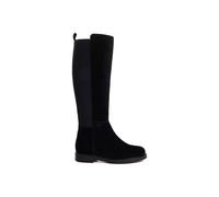 Dune London 'tallo' Suede Knee High Boots In Black Black 5