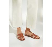 Dune London Women's Loupe Leather Mule Sandals - Tan - UK 7