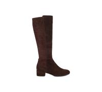 Dune London 'tayla' Suede Knee High Boots In Brown Brown 6