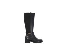 Dune London 'tias' Leather Knee High Boots In Black Black 6