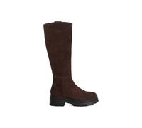 Dune London 'tiger' Suede Knee High Boots In Brown Brown