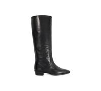 Dune London 'torrie' Leather Knee High Boots In Black Black