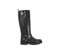 Dune London 'truely' Leather Knee High Boots In Black Black 3