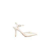 Dune London Wide Fit 'celebrant' Court Shoes In White White